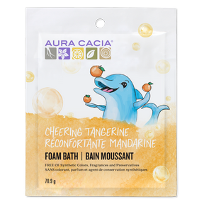 Aura Cacia – Kids Cheering Foam Bath Swt Org&Tan