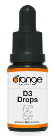 Orange Naturals – D3 Drops 400IU (Kids), Orange MCT