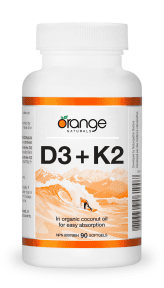 Orange Naturals – D3+K2 Softgels