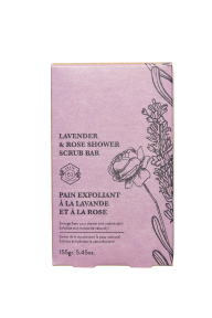 Crate 61 Organics Inc. – Lavender & Rose Shower Scrub Bar
