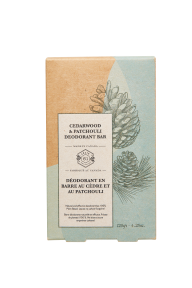 Crate 61 Organics Inc. – Cedarwood & Patchouli Deo Bar