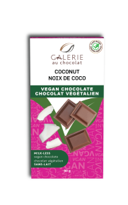 Galerie au Chocolat – Vegan Coconut Chocolate Bar