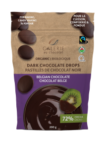 Galerie au Chocolat – FT Organic 72% Dark ChocDrops