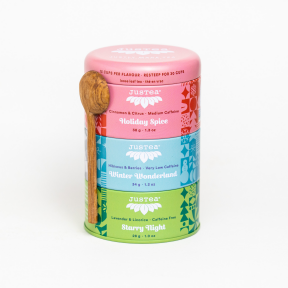 JusTea – Loose Leaf Holiday Tea Trio Tin