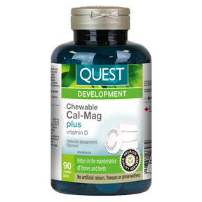 Quest – The Quest For Health – Chewable Cal-Mag + Vitamin D