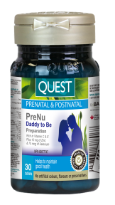 Quest – The Quest For Health – PreNu Daddy To Be – Preparation