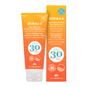 Derma E – SPF30 Clear Zinc Body Sunscreen