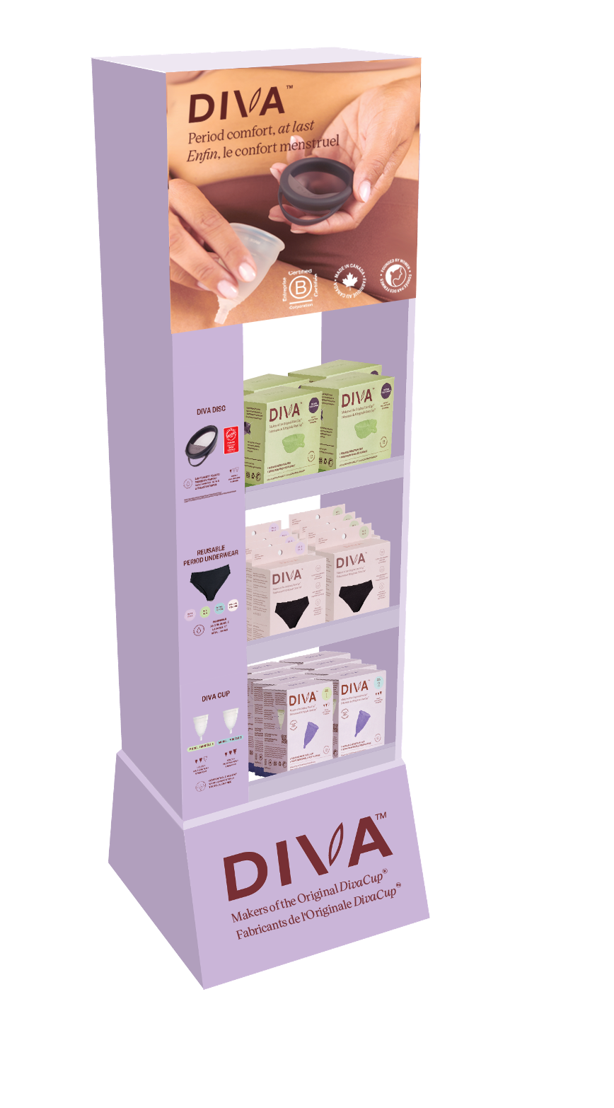 Diva International – Floorstand Display 20 units