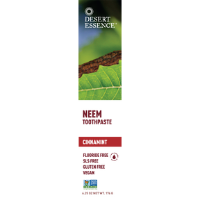 Desert Essence – Neem Toothpaste – Cinnamint