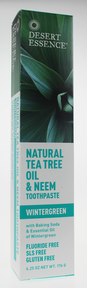 Desert Essence – Tea Tree Oil & Neem – Wintergreen