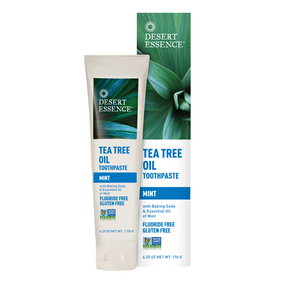 Desert Essence – Tea Tree Oil Toothpaste With Mint