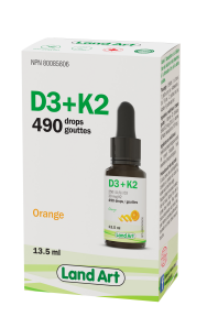 Land Art – Organic Vitamin D3 + K2