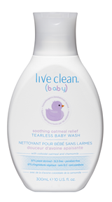 Live Clean – Baby Soothg Oatmeal Tearless Wash