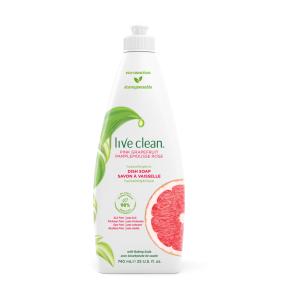Live Clean – Pink Grapefruit Dish Soap
