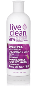 Live Clean – Sweat Pea Liquid Hand Soap Refill