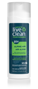 Live Clean – Alpine AIr Bodywash & Shampoo