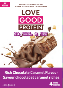 Love Good Foods – Chocolate Caramel Protein Bar