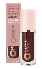 Mineral Fusion Natural Brands – 2 in 1 Lip Cheek Stain Merlot