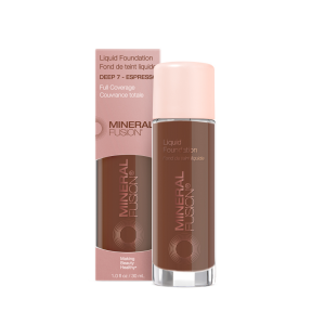Mineral Fusion Natural Brands – Liquid Foundation Deep 7