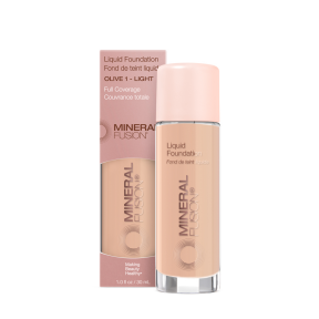 Mineral Fusion Natural Brands – Liquid Foundation Olive 1