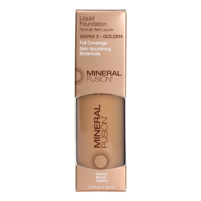 Mineral Fusion Natural Brands – Liquid Foundation Warm 3