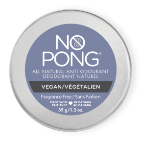 No Pong Natural Deodorant – Fragrance Free Vegan
