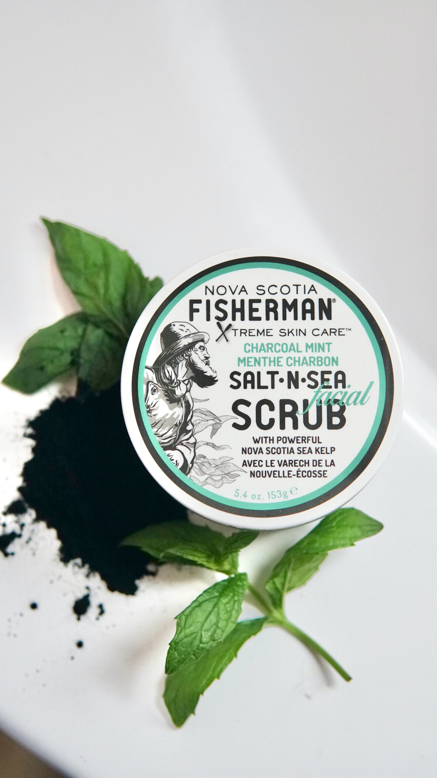 Nova Scotia Fisherman – Charcoal & Mint Facial Scrub