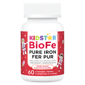 KidStar Nutrients – BioFe Pure Iron Chewable Swt Blast