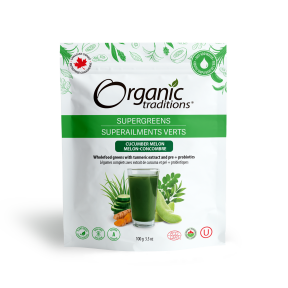 Organic Traditions – Supergreens – Cucumber Melon