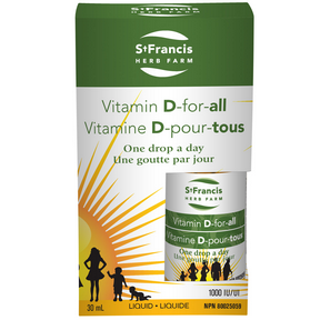 St. Francis Herb Farm – Vitamin D For All 25 Mcg (1000 IU)