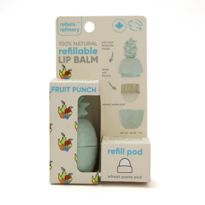 Rebels Refinery – Refillable Pnppl Lip Balm Frt Punch