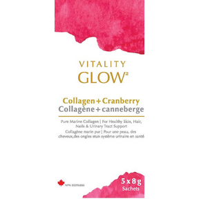 Vitality Products Inc. – GLOW Collagen + Cranberry – Box (5)