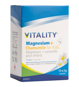 Vitality Products Inc. – Magnesium+Chamomile For Kids-Box